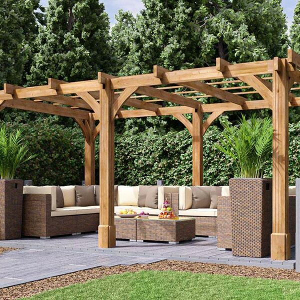 montáž pergoly namíru